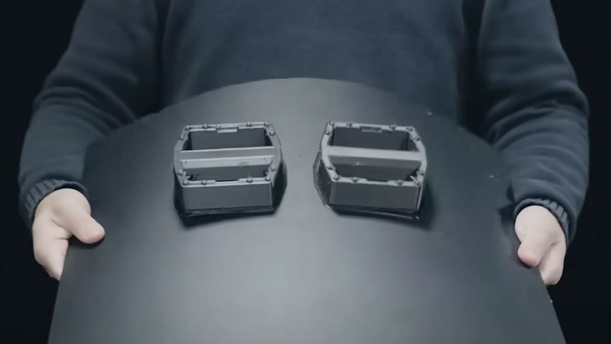 The M4's flexible steel build plate makes print removal easy
