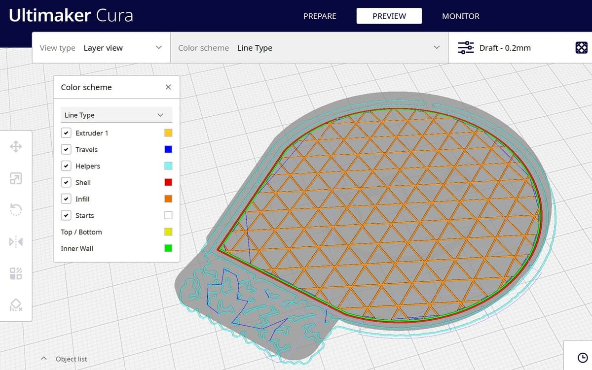 Visualize travel lines to verify minimum travel and count