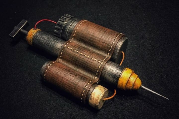 Add some paint and wires to make it look authentic