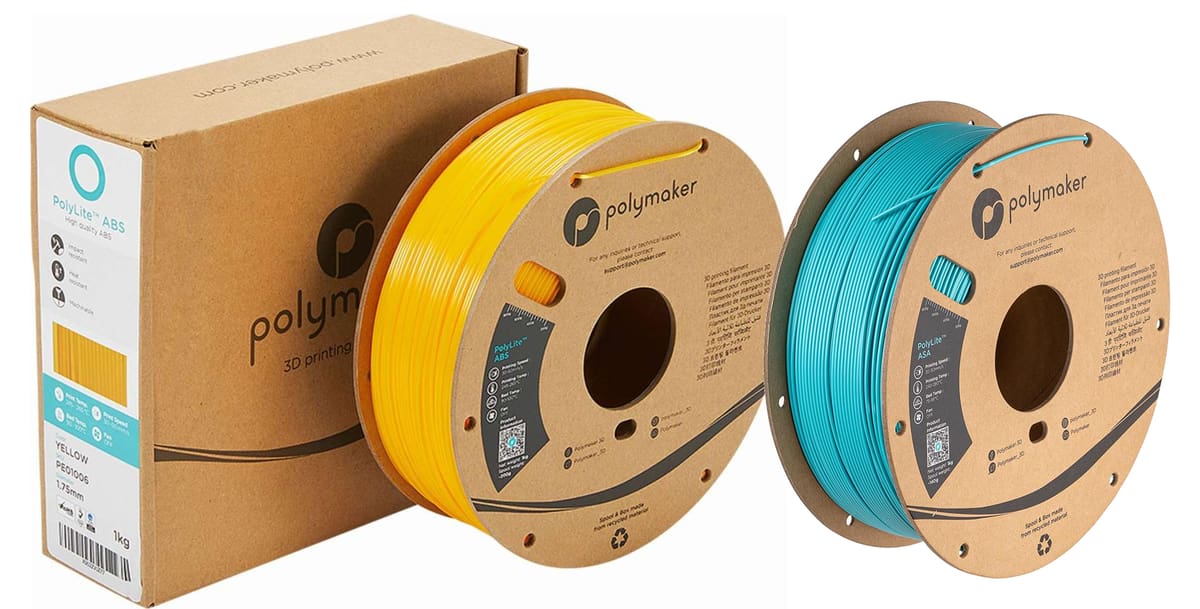 Image of: Polymaker ASA & ABS