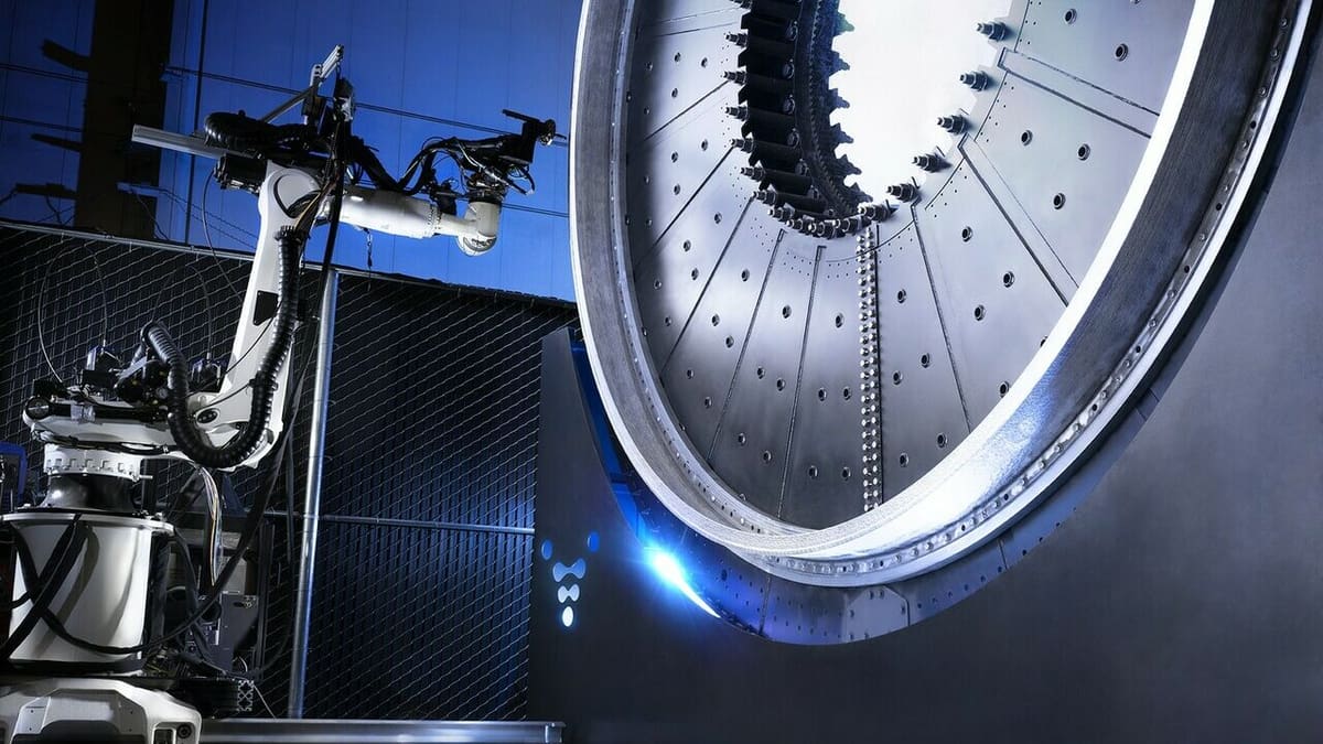 Relativity Space's Stargate 3D printer assembly