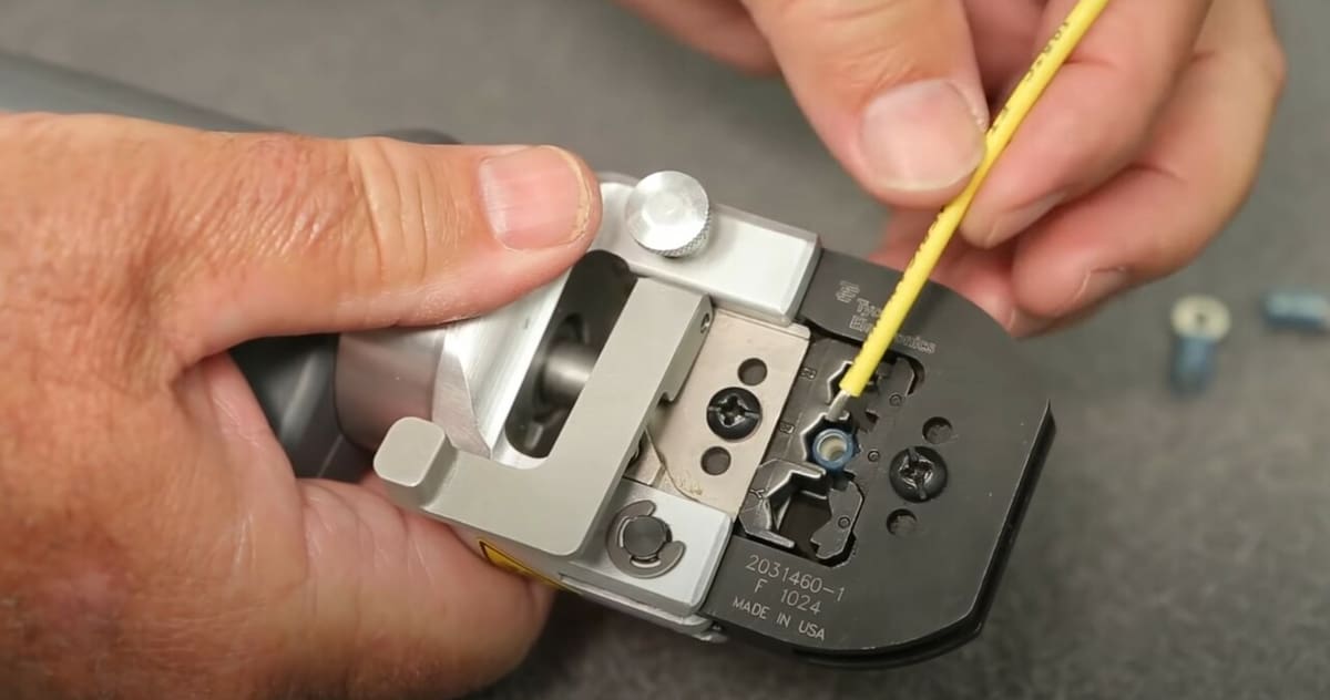 Always refer to the manufacturer's datasheet for precise crimping instructions.