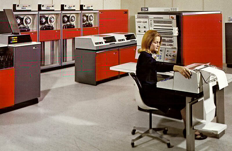 A computer unlike the Pi – an IBM Model 360 from the 1960s