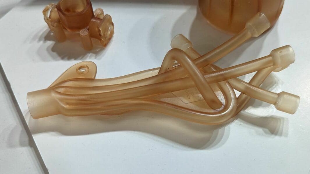 Parts printed with SLA technology