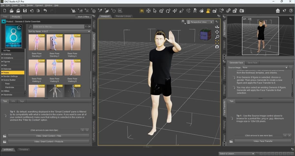 Daz Studio is good but can be difficult to use