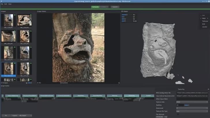 Take a Meshroom scan of your favorite tree
