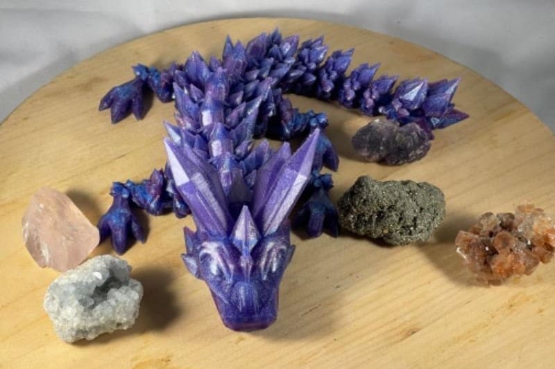 ProtoPasta’s HT PLA offers an insane range of colors and fills to choose from