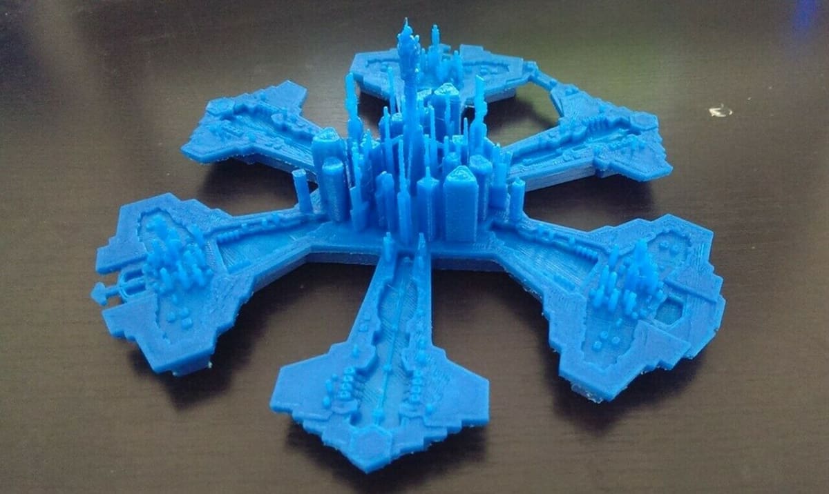 This cityscape was designed after the Lost City of Atlantis as depicted in a TV show