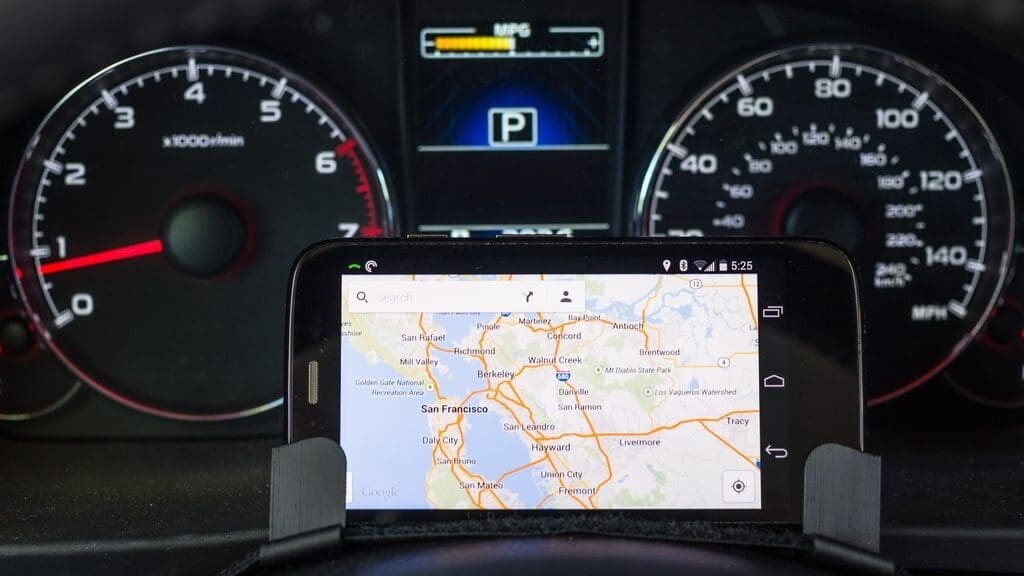 Image of: 12. Steering Column Phone Mount