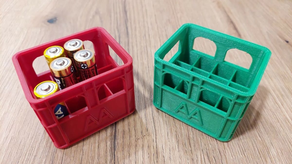 Stackable, with a special printed piece.