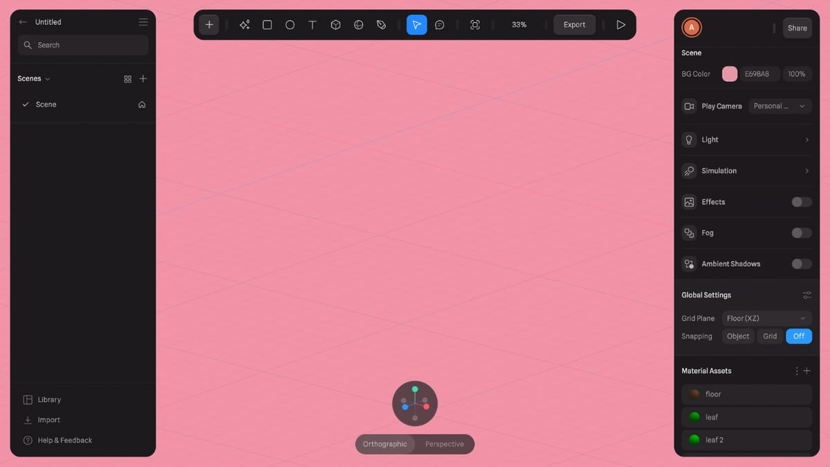 Sailing with Spline: Navigate and configure your designs.
