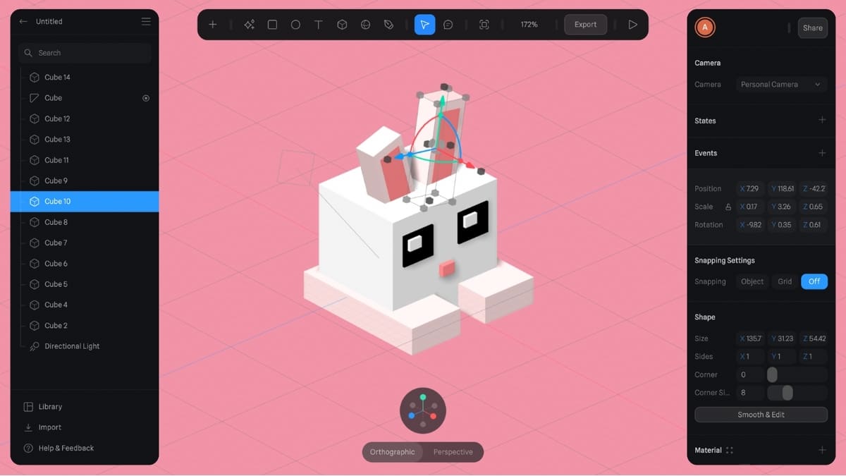 From cube to creation