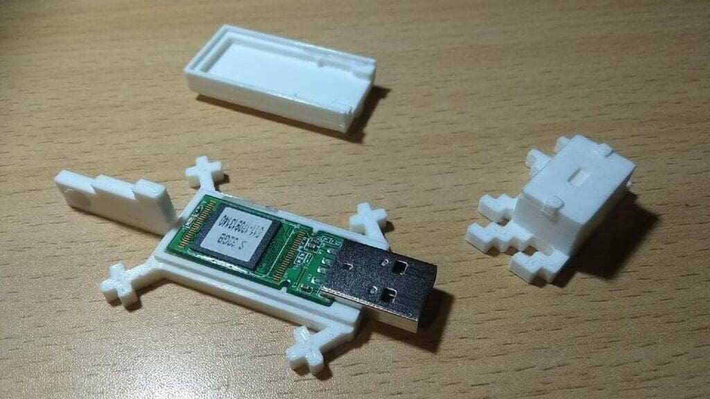 This case makes your flash drives pop