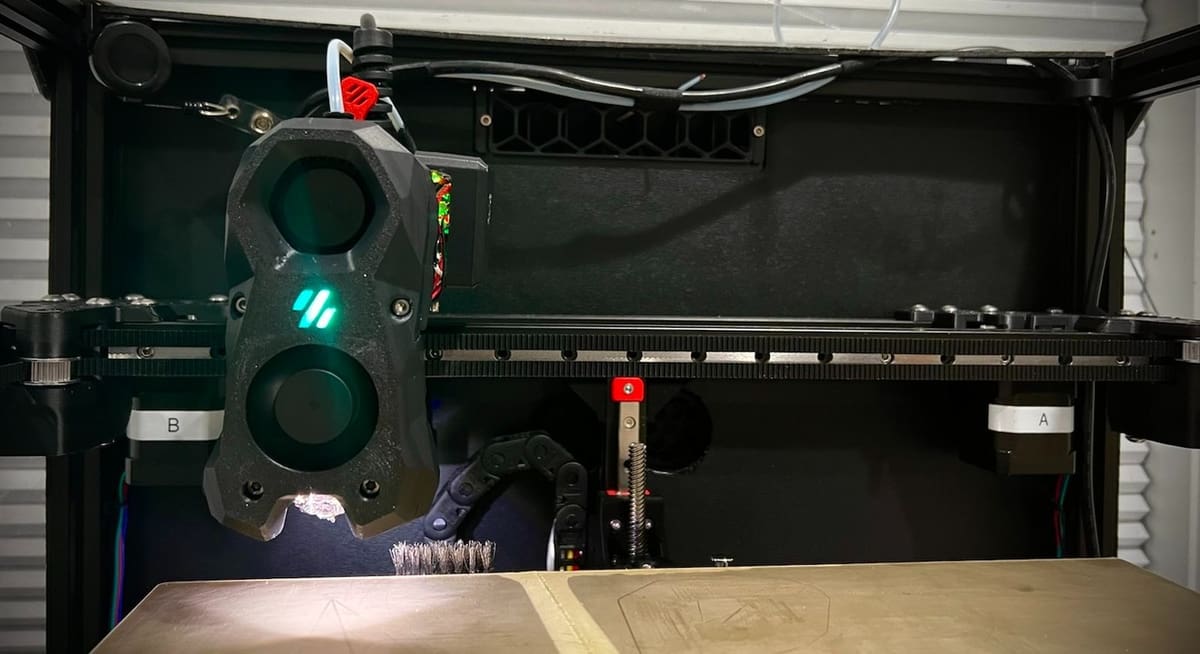 Stealthburner toolhead with the CAN bus umbilical cable