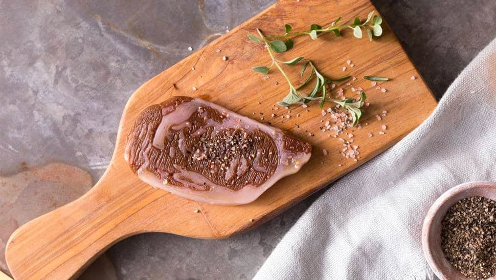 Image of 3D printed meat: Aleph Farms