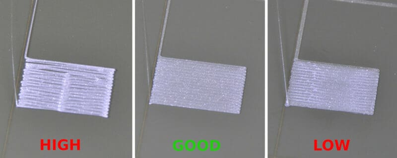 It's crucial to obtain a good balance in a first layer calibration!