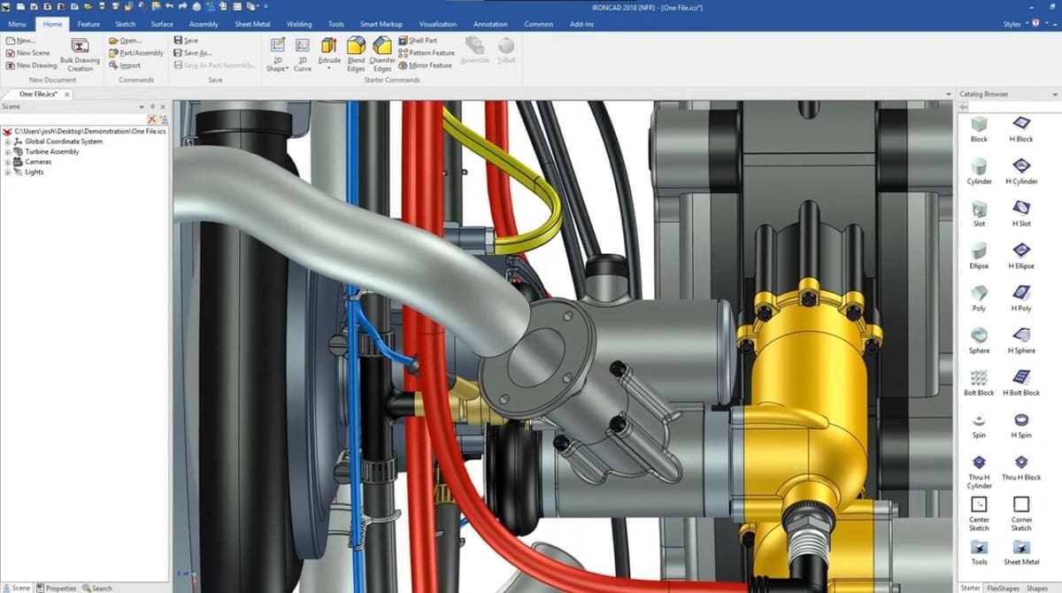 IronCAD offers precision with an effortless learning curve