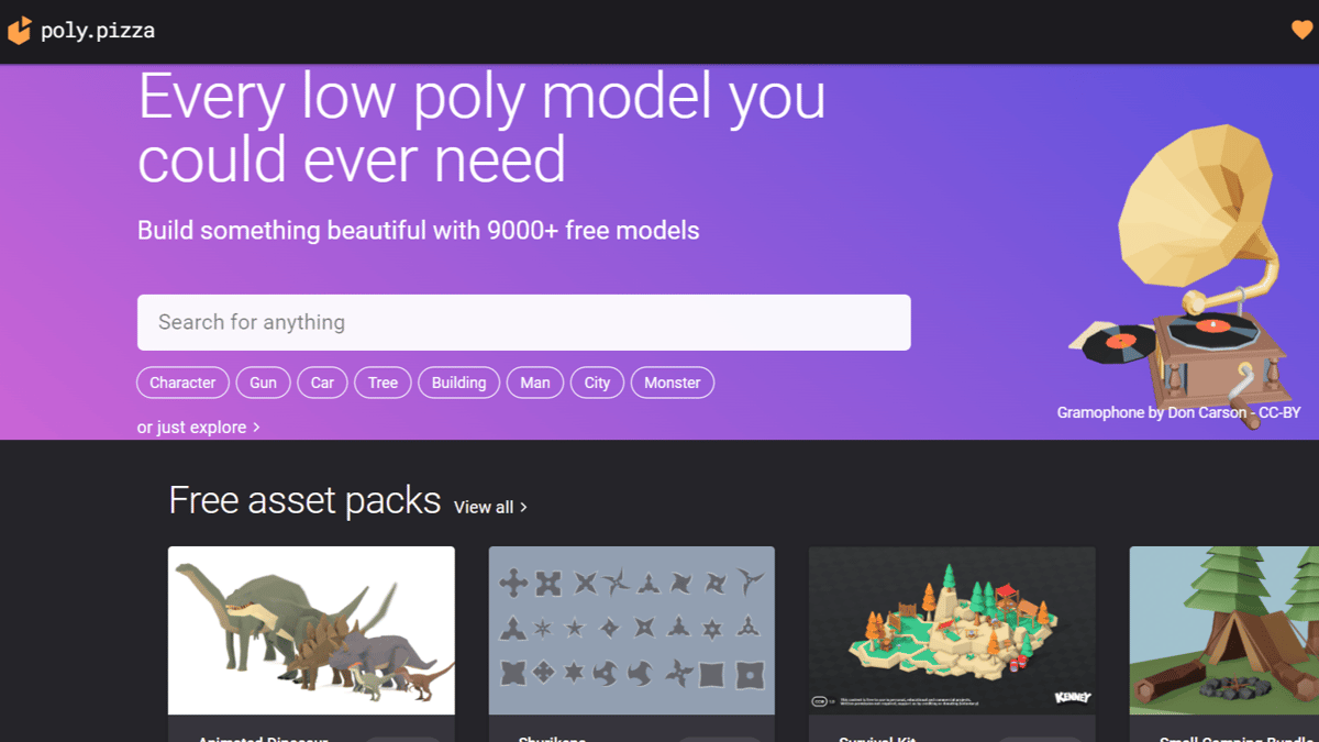 Image of: Poly Pizza