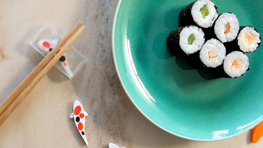 Image of: 6. Koi Fish Chopsticks Holder