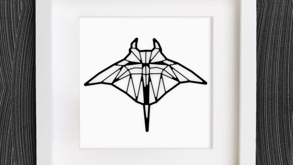 Image of: 9. Origami Manta Ray