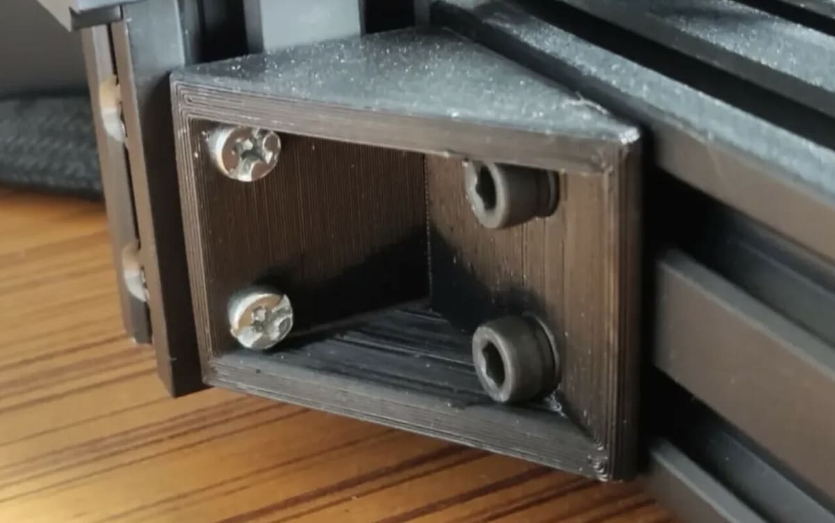 Attaching frame braces to certain sections of the Ender 3 Max can help prevent print quality issues