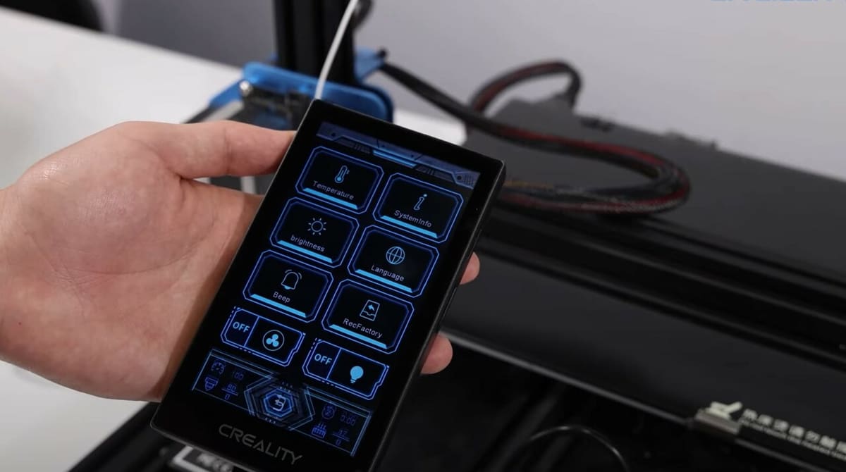 The Creality LCD Pad is meant to work with a Creality-developed interface