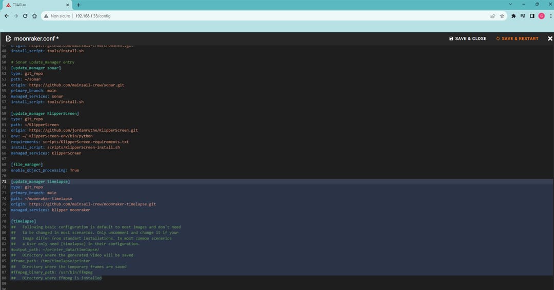 Prepare moonraker for cool videos!