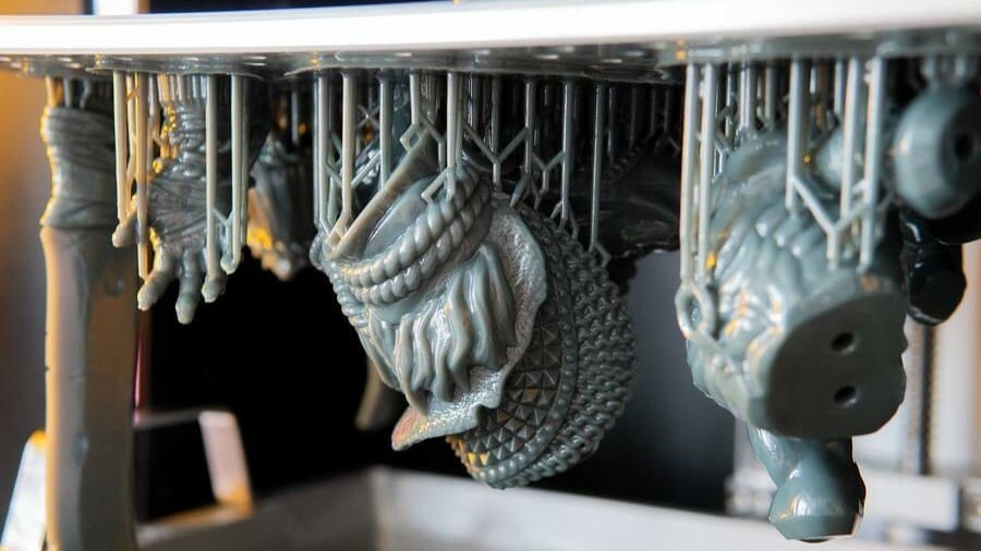 You'll have to check for support marks on resin 3D prints