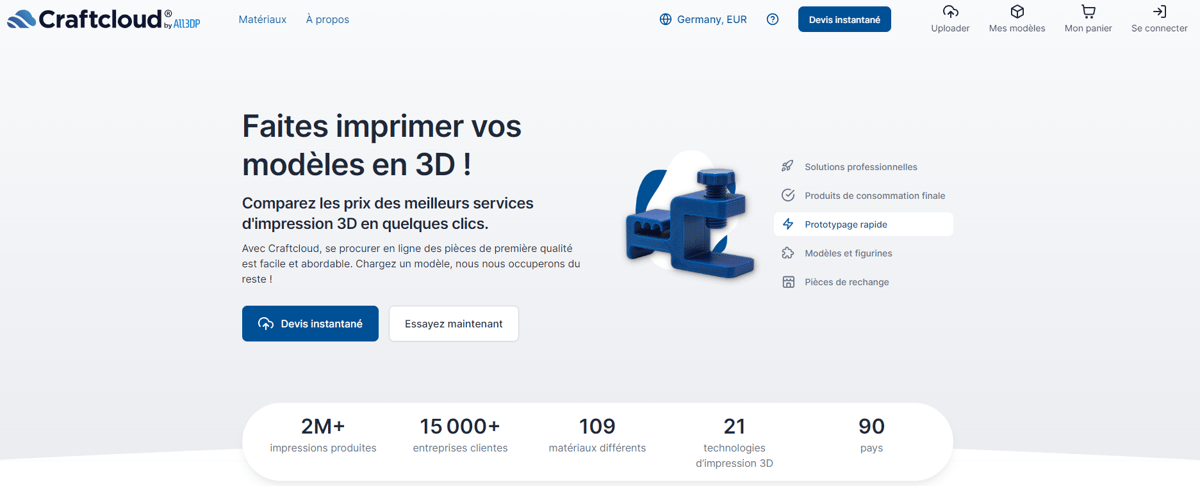 Photo de Service d’impression Craftcloud : tout ce qu'il faut savoir: Qu’est-ce que Craftcloud ?