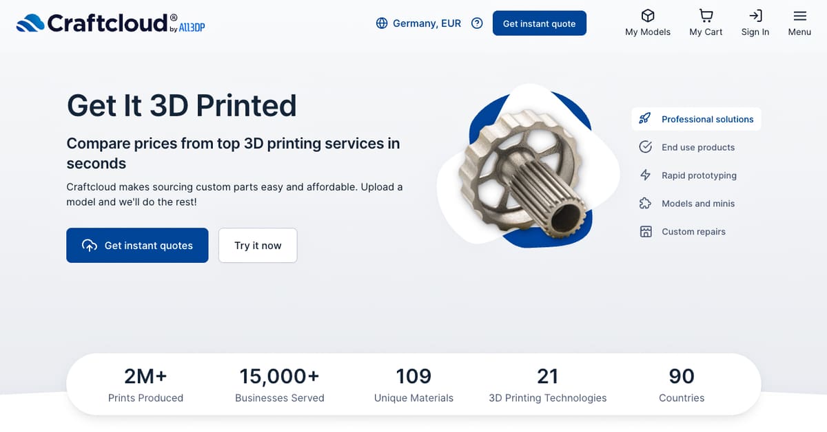 Foto de Craftcloud – tudo sobre o serviço de impressão 3D: O que é a Craftcloud?