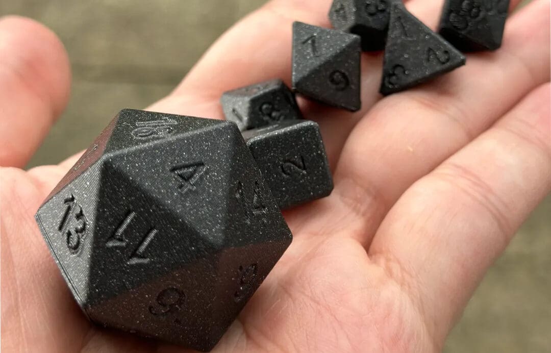 This full dice set is good for beginners.