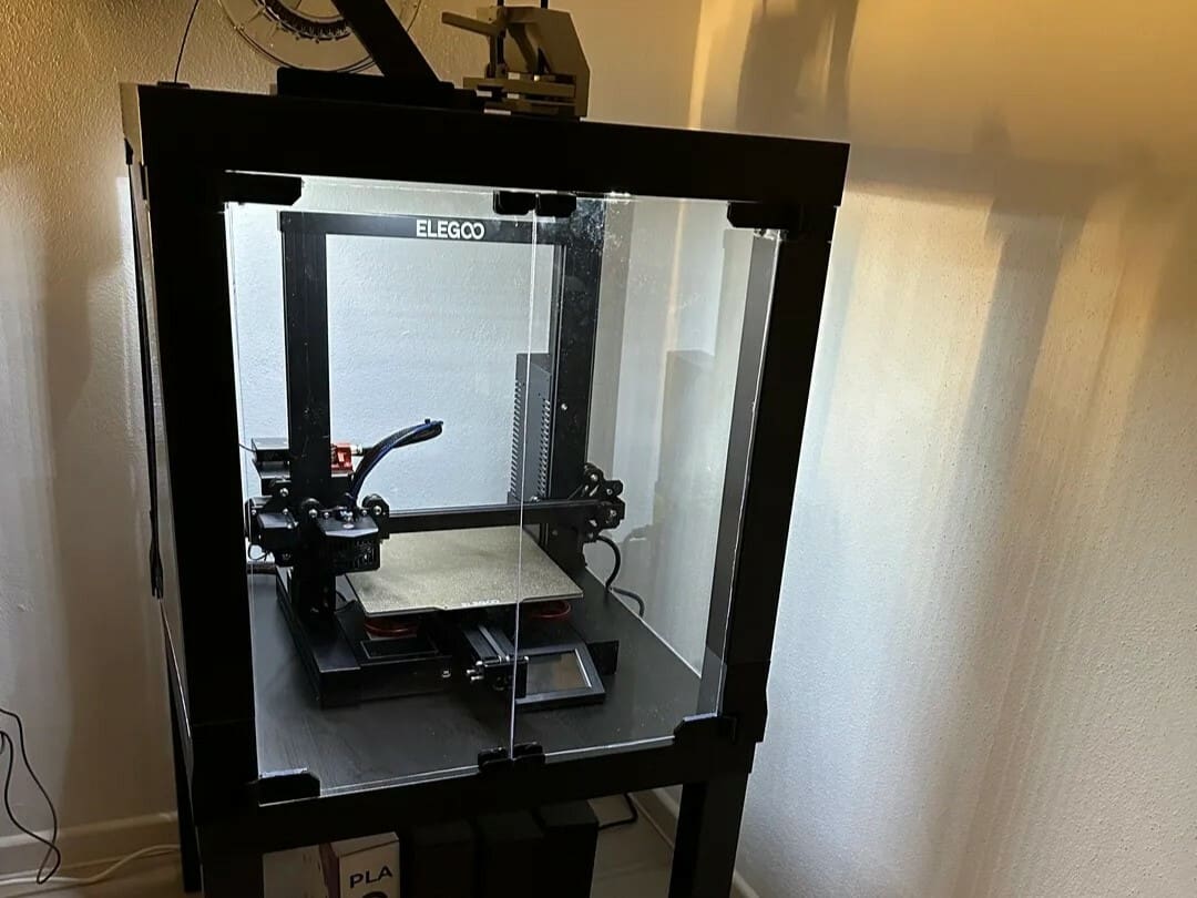 An enclosure will protect you from harmful fumes