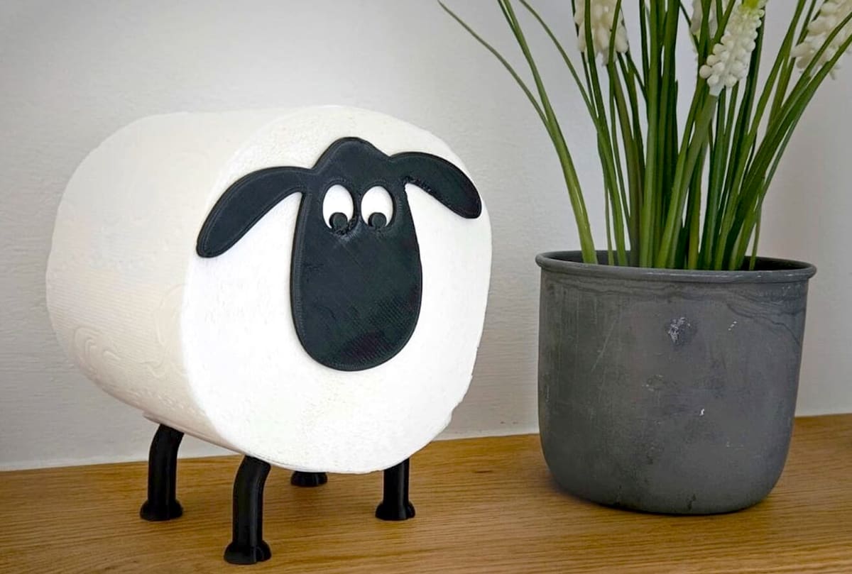 Image of Cool Things to 3D Print: Toilet Paper Roll Holder