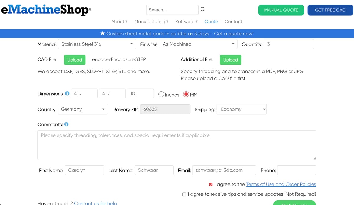 Image of: eMachineShop