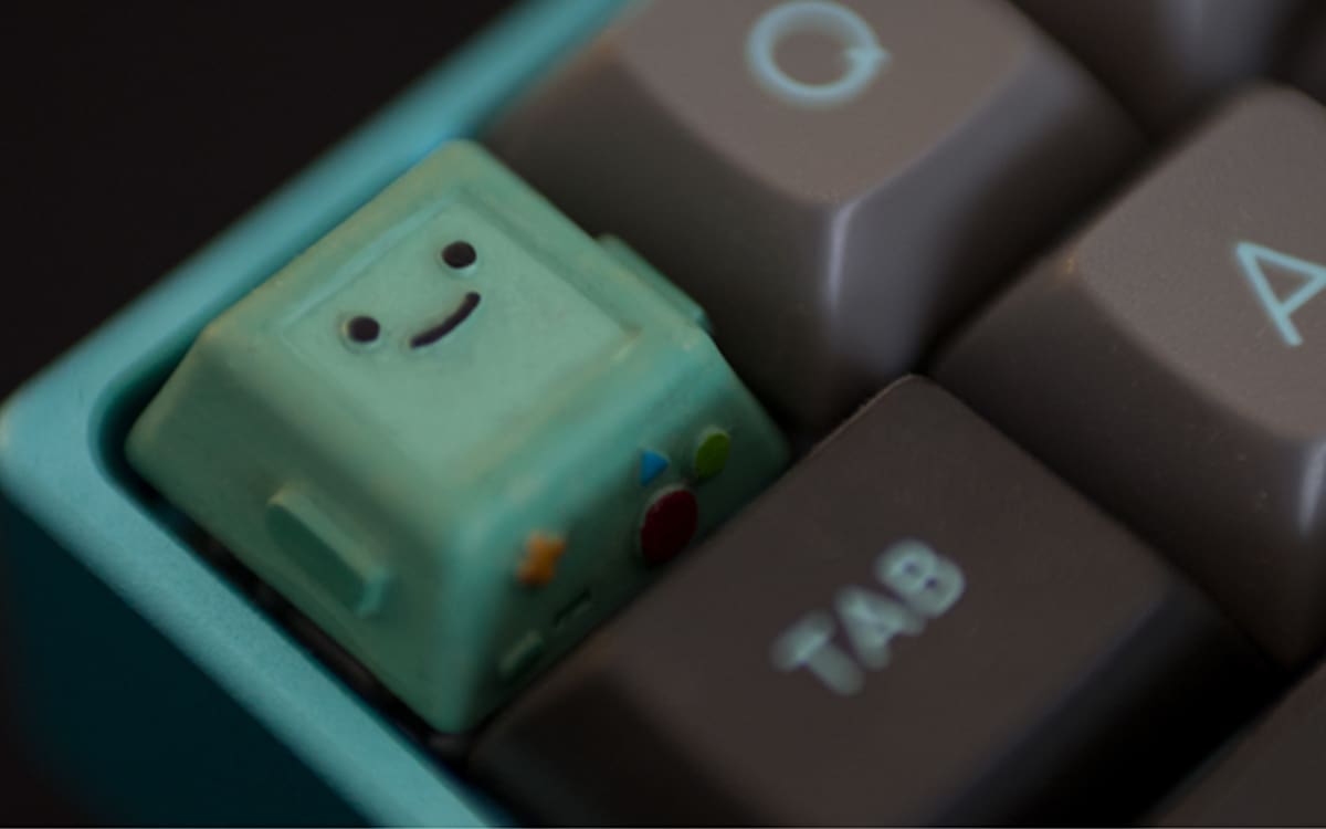 It looks so happy to be a part of your keyboard