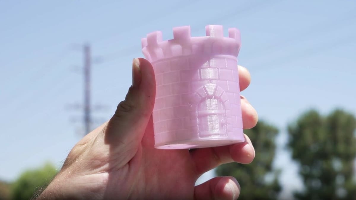Hatchbox light triggered color changing filament