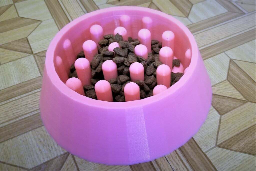 Keep your pup from eating to fast with this slow feeder bowl