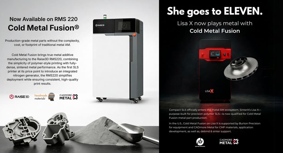 Image of Cold Metal Fusion 3D Printing: CMF 3D Printers & Equipment