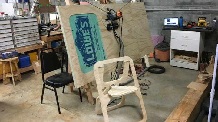 A clever chair for small spaces