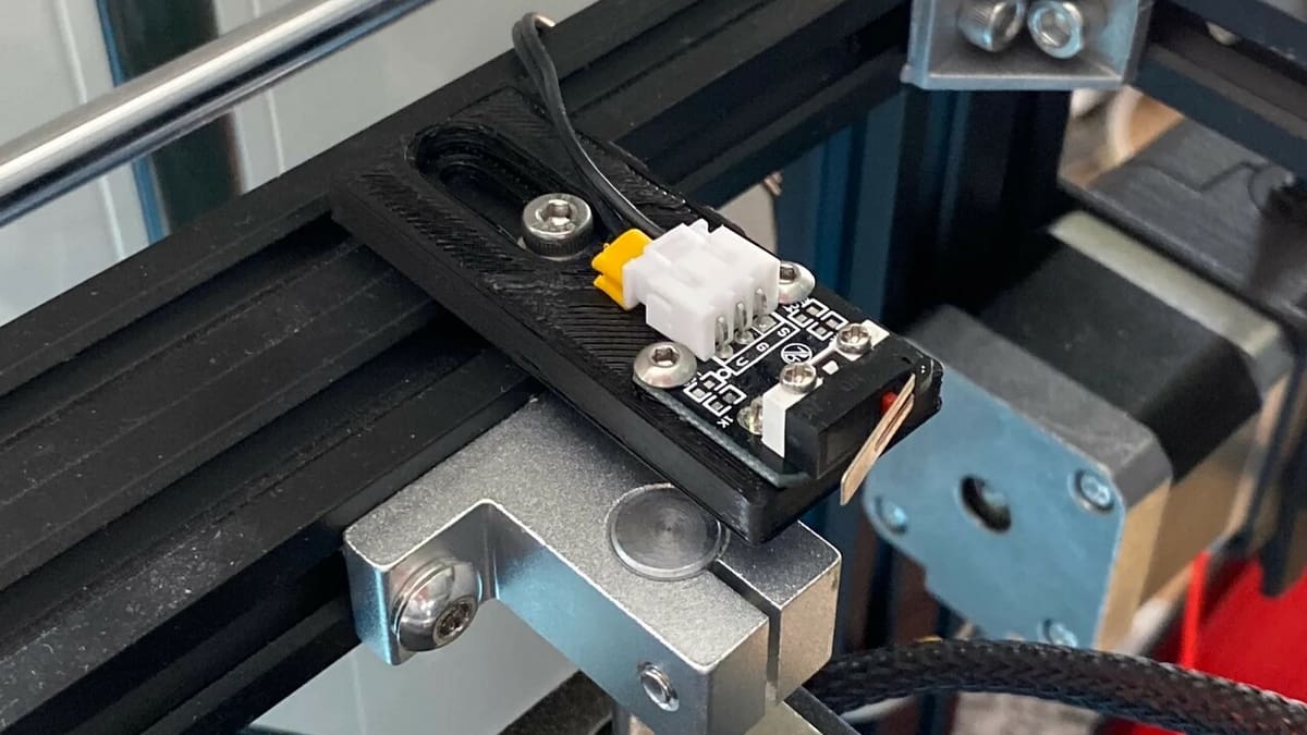 A close-up of an endstop
