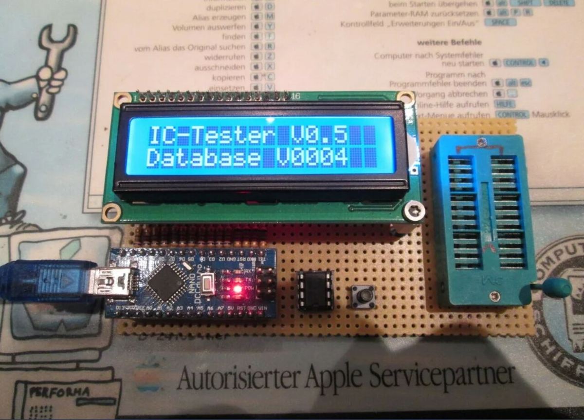 No need to stress over IC testing with this fantast-IC Arduino gadget