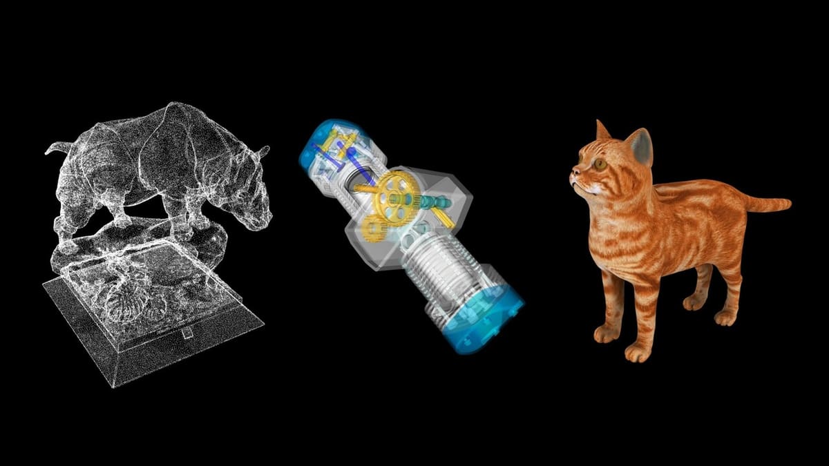 View options range from point cloud to X-ray and include textures