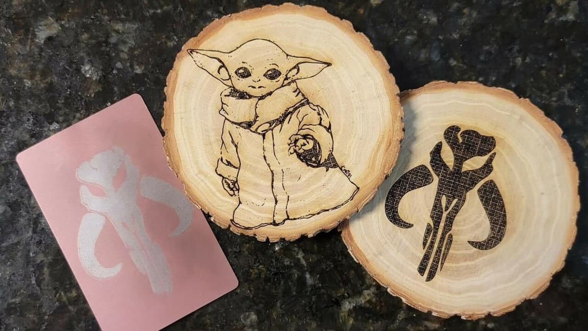 The laser and material combination are important