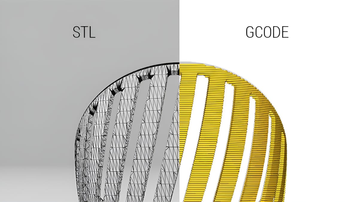 STL vs. G-code file