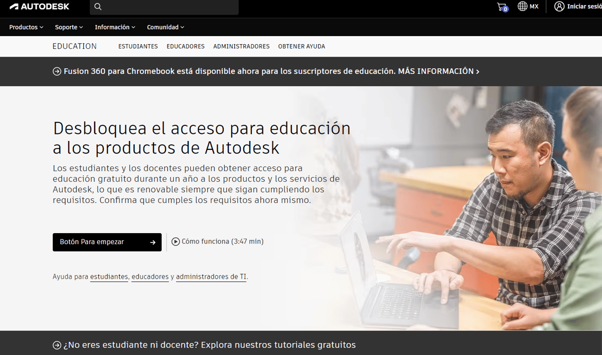 Imagen de Descargar Fusion 360 gratis: Versión educativa