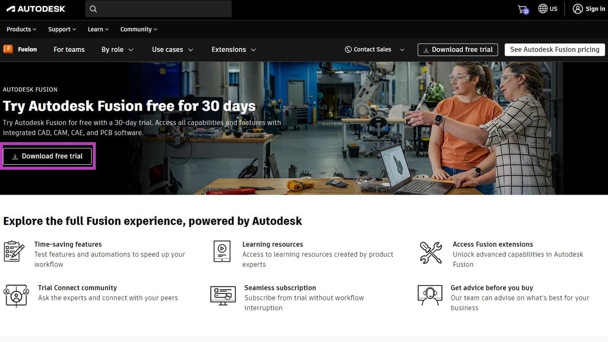 Image of Autodesk Fusion 360 Free Download: Full Version - Free Trial