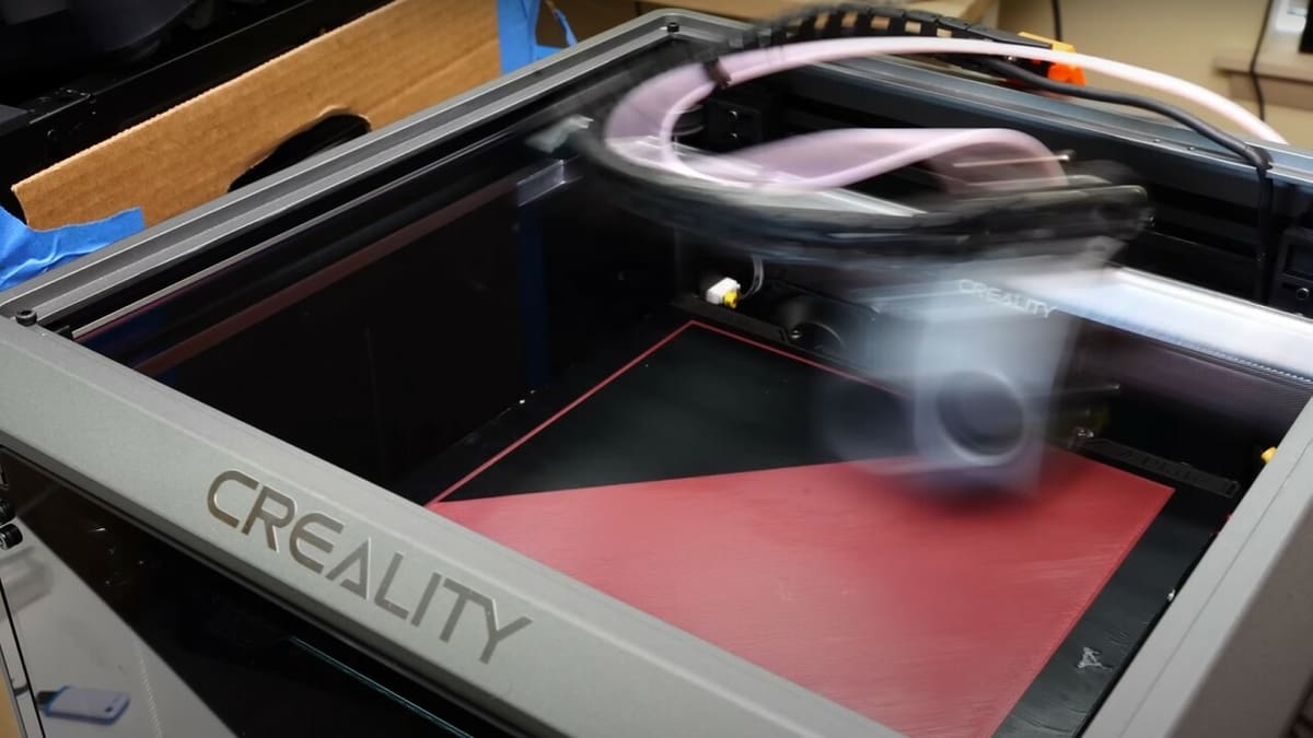 Initial layer test on the K1