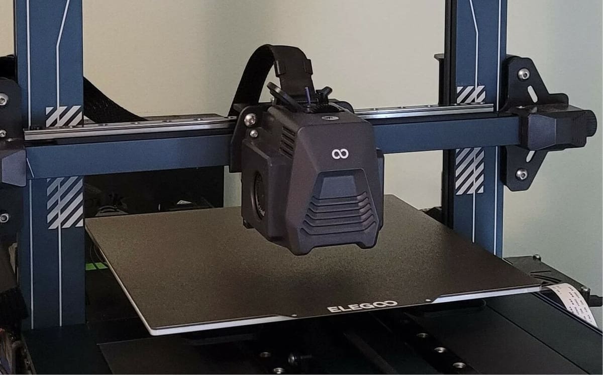 This linear rail kit is known to work on Elegoo printers