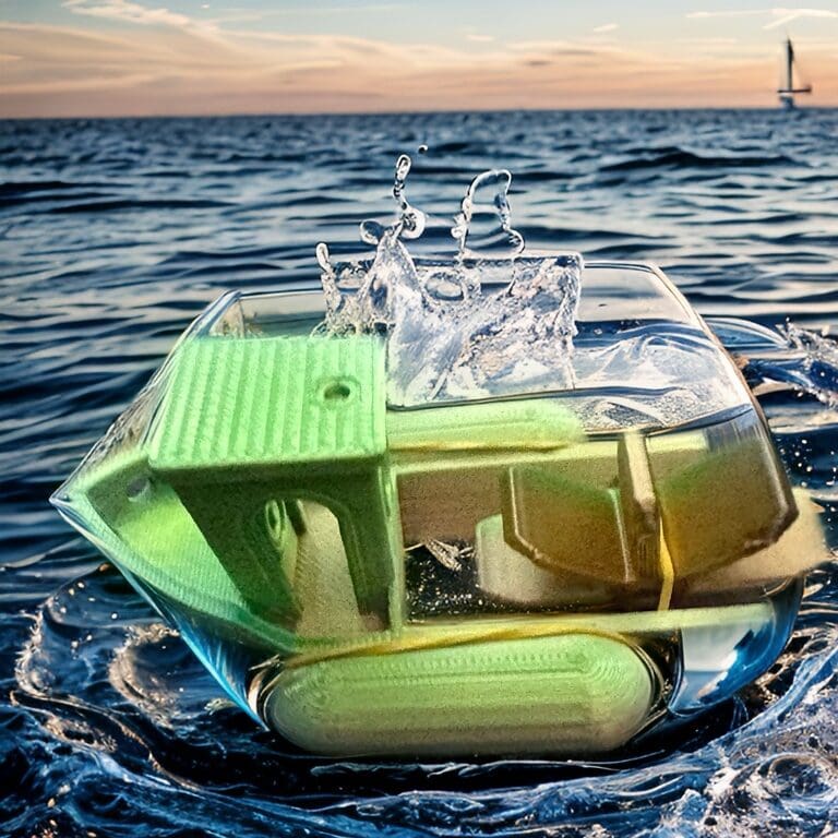 Image of Daily Advent Toy 3D Prints: Benchy Paddle Boat