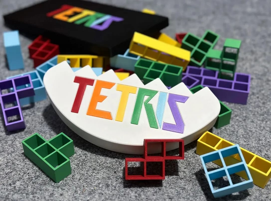 Image of Daily Advent Toy 3D Prints: Balance Tetris